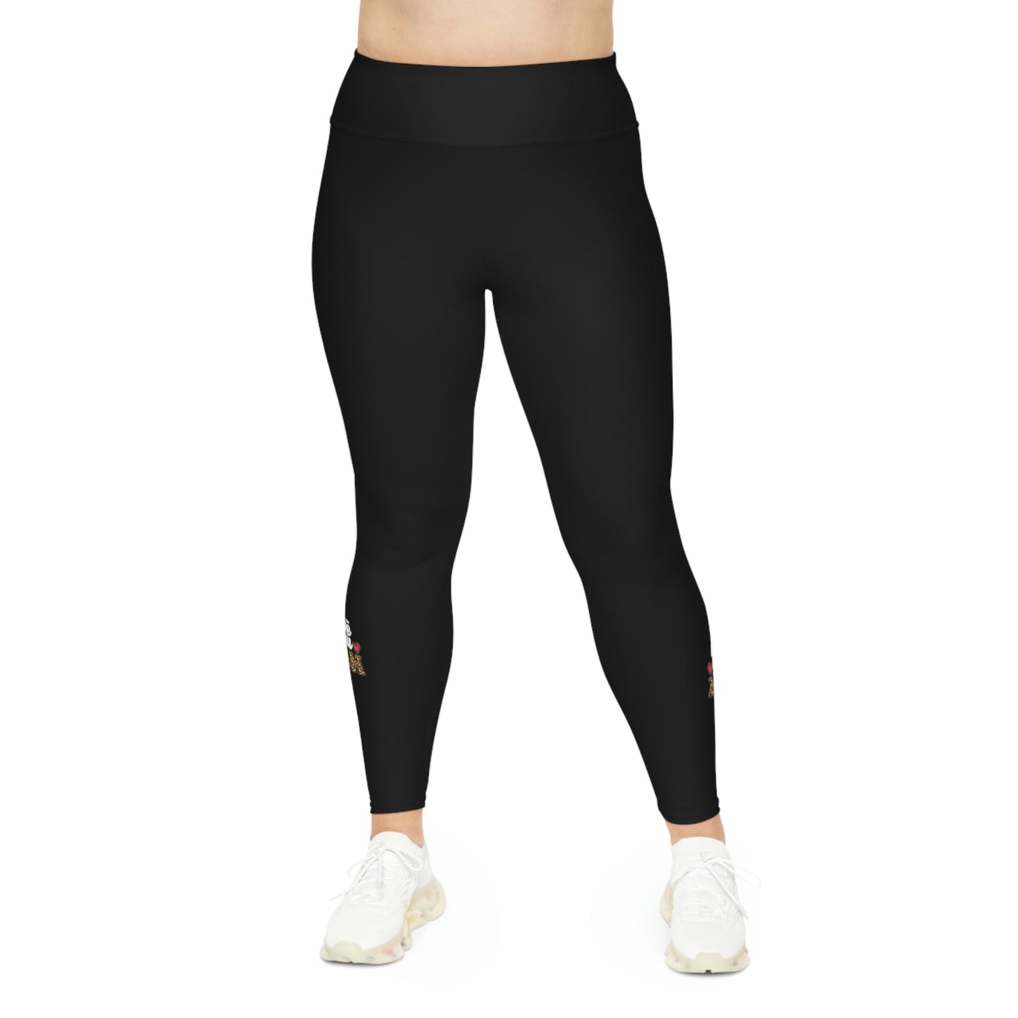 black-high-waist-graphic-active-plus-size-leggings