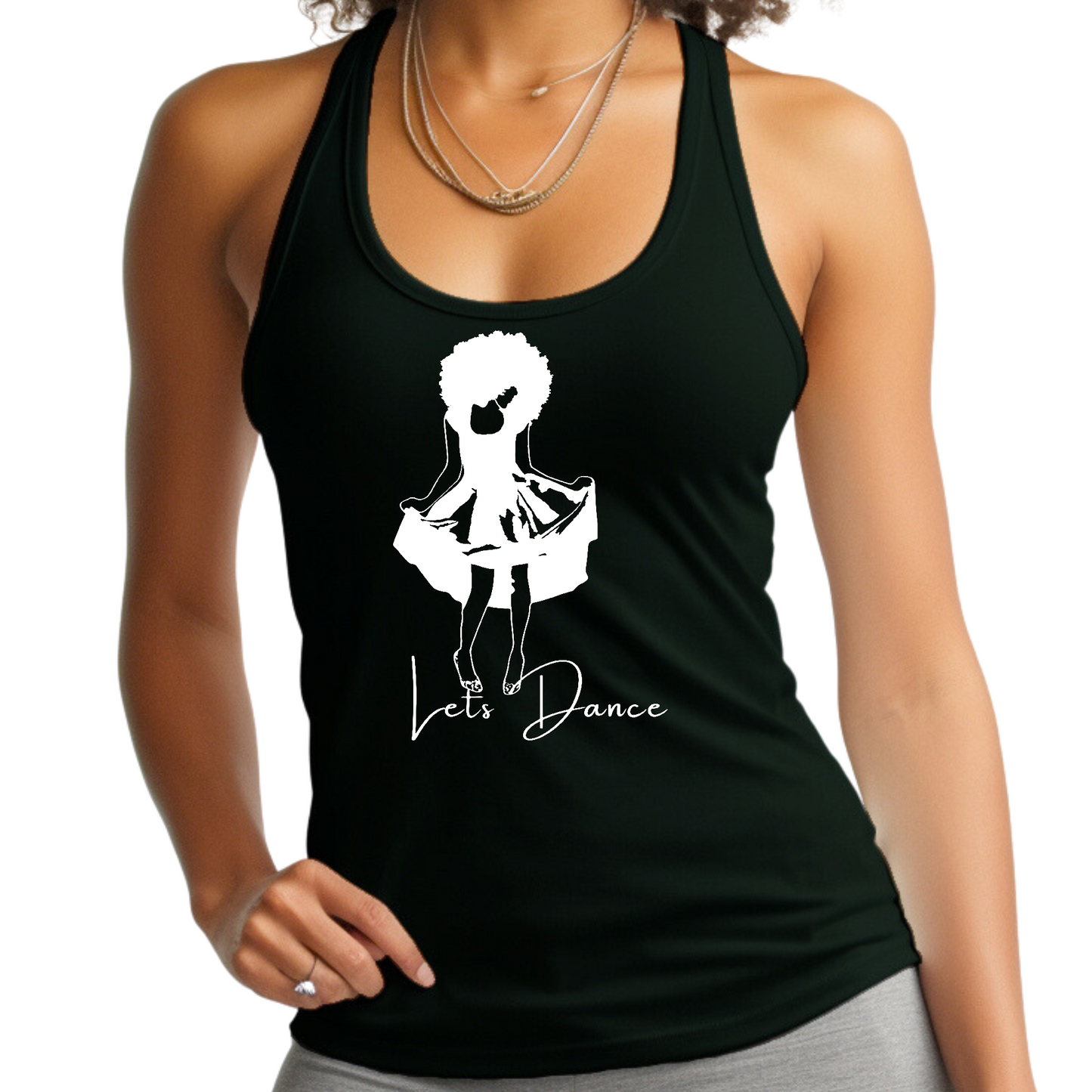 Say-it-Soul-Lets-Dance-Black-Graphic-Tank-Top